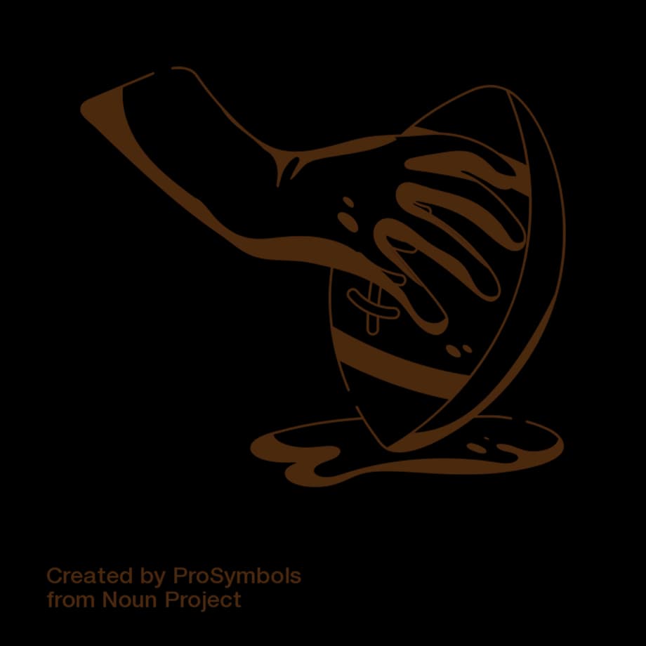 Hand holding Football